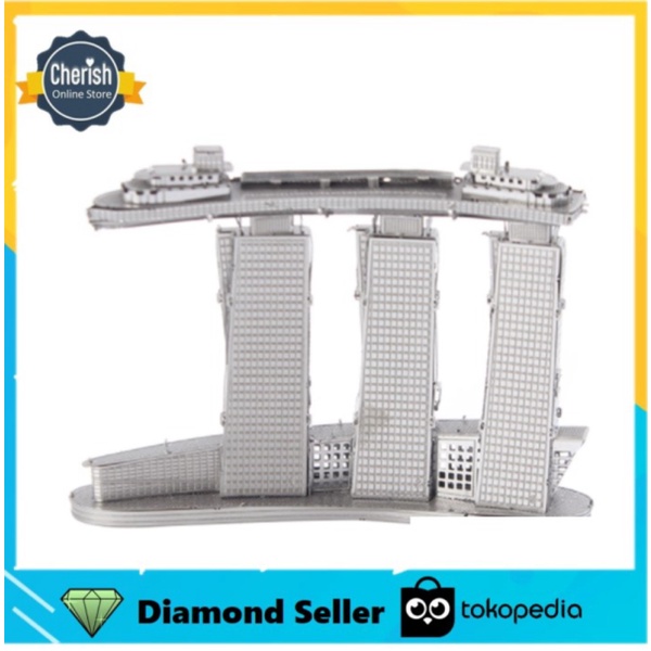 

Dijual Nano Puzzle MARINA BAY SANDS HOTEL 3d Metal Puzzle MB-101 Limited