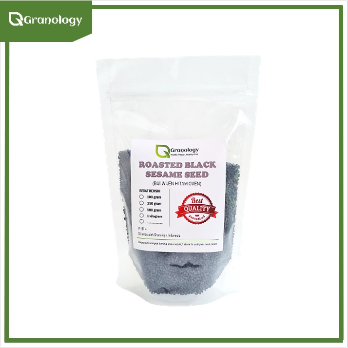 Wijen Hitam Panggang / Roasted Black Sesame Seed 250 gram