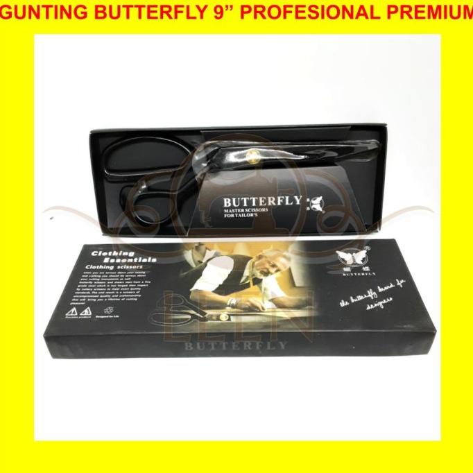 

Gunting Kain BUTTERFLY 9 Inch BAJA Premium Profesional Tailor LEEN