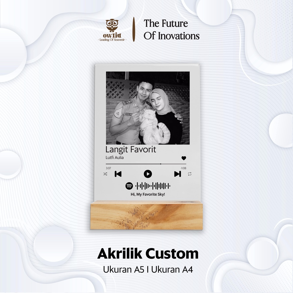 Akrilik Custom – Akrilik Lampu Tidur – Lampu Hias