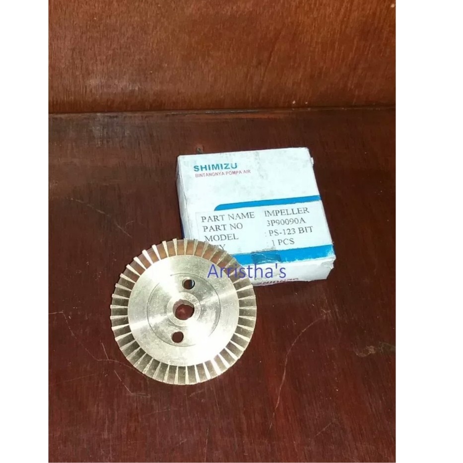 Kipas Kuningan Impeller Pompa Air Shimizu PS 116 BIT.