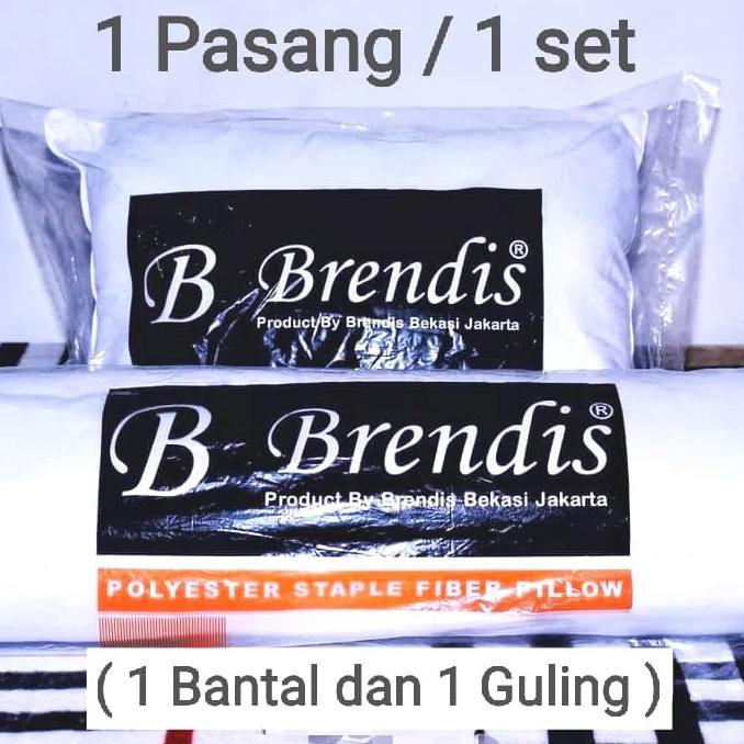 1 set bantal brendis premium empuk bagus dan berkualitas hotel mewah