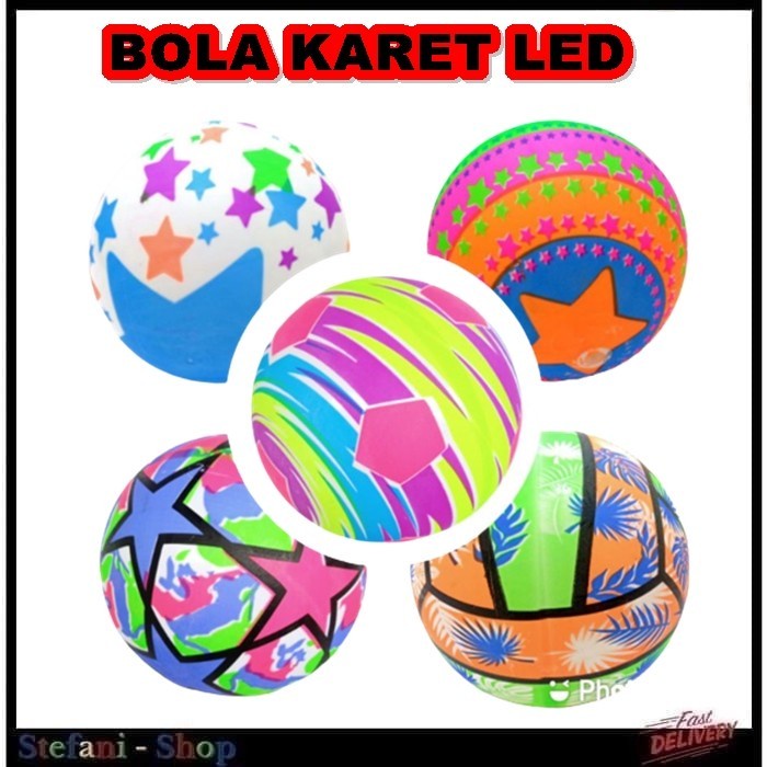 TERLARIS - LED BOLA KARET LAMPU KARAKTER LAMPU JALA Tebal // mainan bola anak //mainan edukasi //mainan monotoring anak //MAINAN SERU SERUAN //mainan murah //mainan anak umur 1 2 3 4  5 6 7 thn