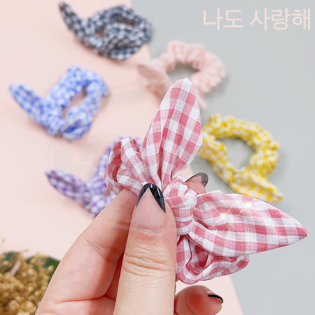 [IMPORT] Ikat Rambut Scrunchie Katun Glossy / Scrunchie / Ikat Rambut Cepol Hijab / Ikat Rambut Korea