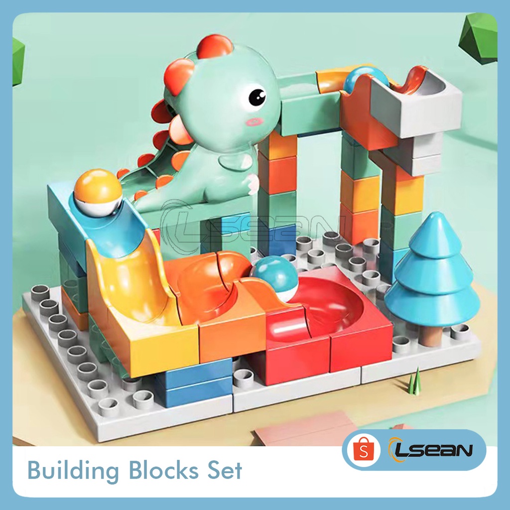 DIY SET DINO BUILDING BLOCKS TOYS | MAINAN BALOK BONGKAR PASANG DINO