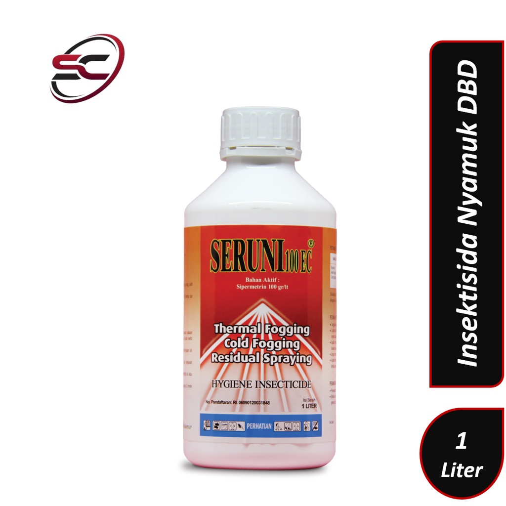 Jual SERUNI 100 EC Kemasan 1 Liter Insektisida Fogging Spesialis Nyamuk