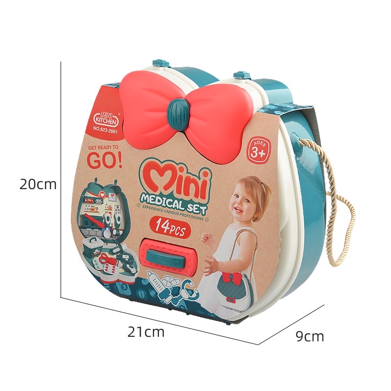 READY STOCK Mainan Tas Ransel Anak / Cute Accesories,Dessert,Medical Bag