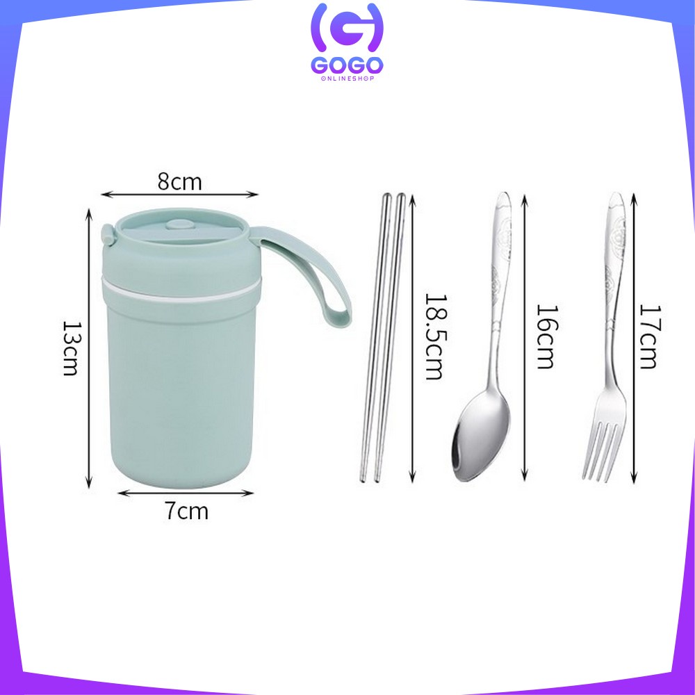 GOGO-C380 Mangkok Mie Instan Mangkok Cangkir Sup Kuah Stainless Steel / Mangkuk Makan Serbaguna / Mangkok Sayur