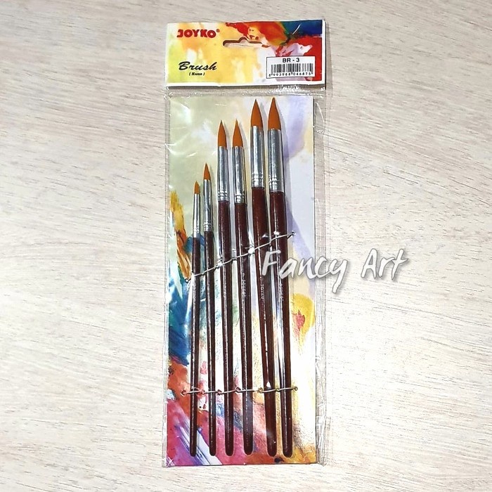 

Berkualitas Kuas Lukis / Round Brush Set / Br-3 Joyko Hot Sale