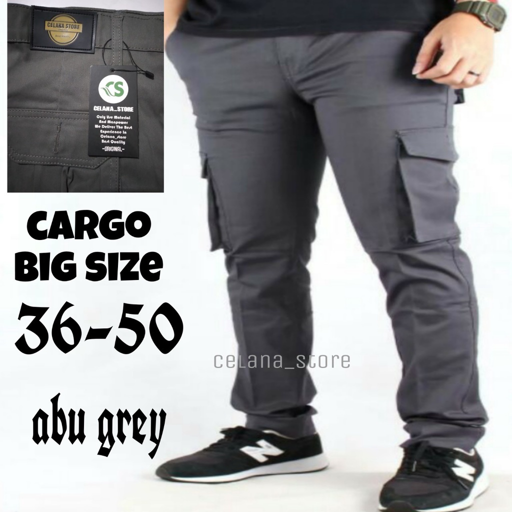 CELANA CARGO BIG SIZE/ CELANA JUMBO PDL BIG SIZE TERLARIS/CELANA CARGO PANJANG TOP1 BIG SIZE 36-50/CELANA CARGO JUMBO