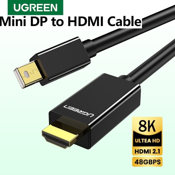 Jual UGREEN Kabel Mini DP to HDMI 4K Thunderbolt to HDMI Male Macbook