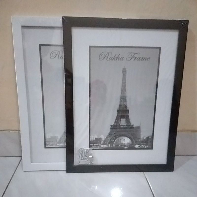 Bingkai Foto / Pigura / Frame 12R 10R | Hitam | Putih