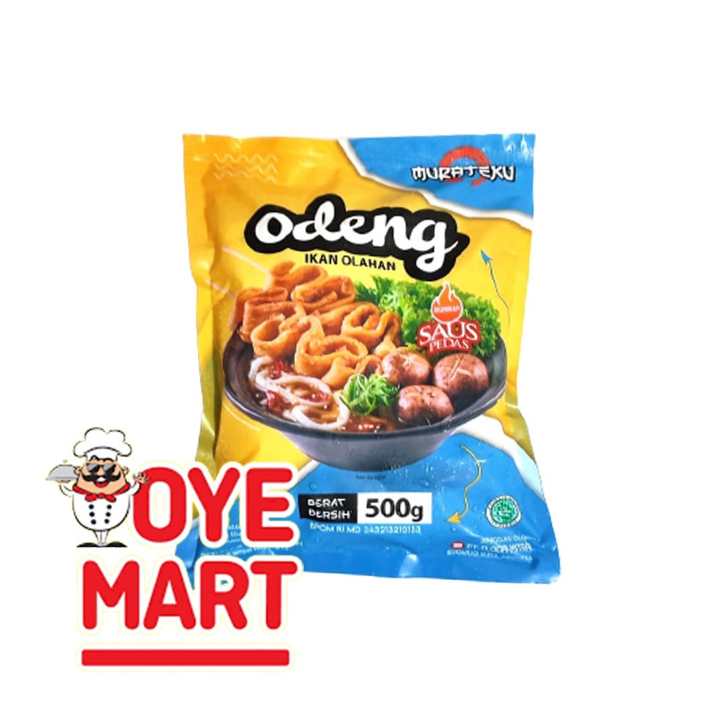 MURATEKU ODENG IKAN OLAHAN 500GR/EOMUK/KOREAN FISH CAKE/ODEN