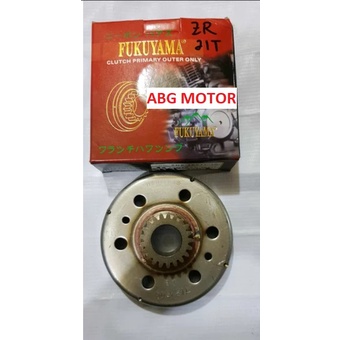 RUMAH MANGKOK KAMPAS GANDA OTOMATIS SPROKET SPORKET JUPITER Z 2010 - VEGA ZR VEGAZR 21T FUKUYAMA