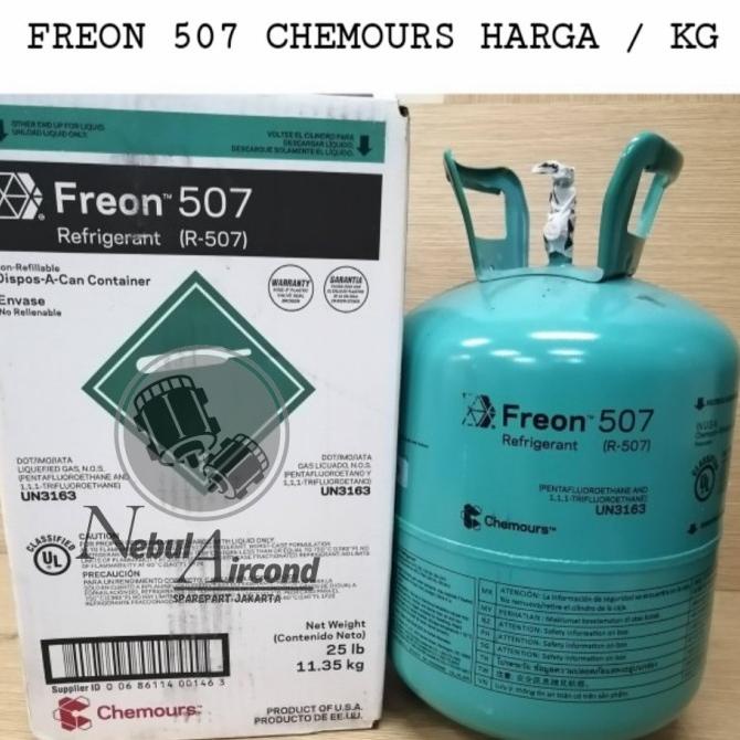 Jual populer] freon 507 chemours usa harga / kg + pake tabung r22 r32