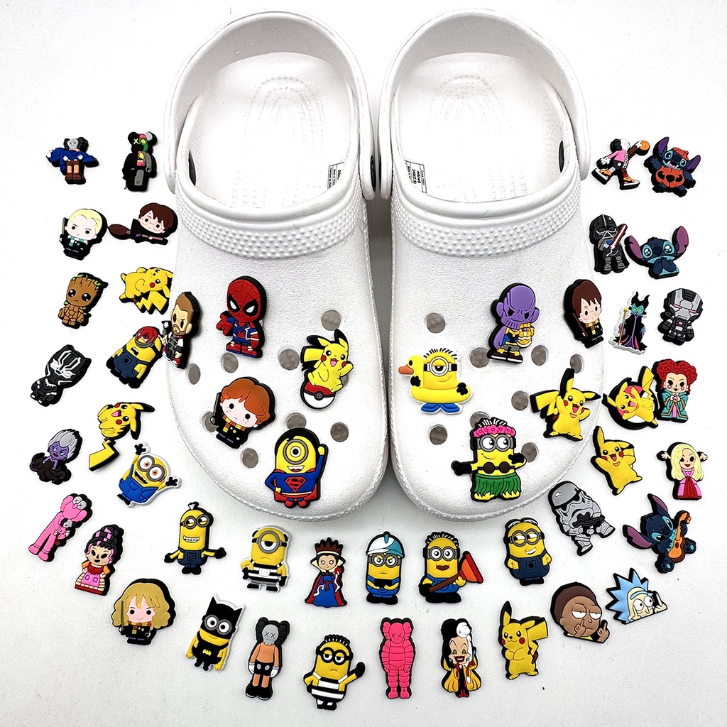 Crocs jibbitz Charms Sepatu Bahan PVC Untuk unisex