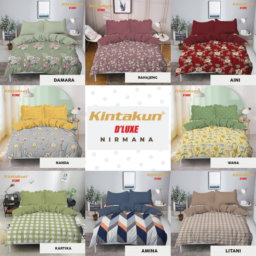 Kintakun Dluxe - Bed Cover King (180x200) Edisi Nirmana Terlaris pilihan