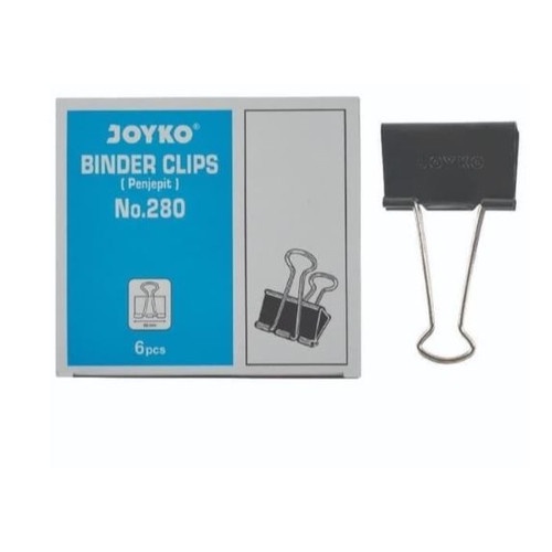

Penjepit Kertas / Binder Clip JUMBO No.300 (isi 6 pcs)