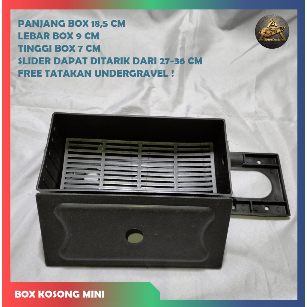 BOX FILTER KOSONG MINI TOP FILTER KOSONG MINI  BOX FILTER AQUASCAPE KOTAK FILTER KECIL SAKKAI PRO