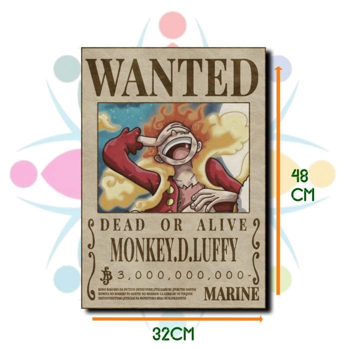 MOKUN CUSTOM POSTER NEW BOUNTY LUFFY 3M ONE PIECE