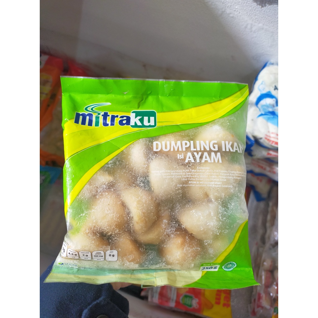 PROMO Mitraku Dumpling Ikan Isi Ayam 250 gr Frozen Termurah