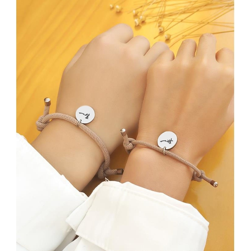 Benming Year Ox Year Couple Style Red String Pria Wanita Sepasang Braided Bracelet Tag Gelang Bracelet Hadiah Mengenang