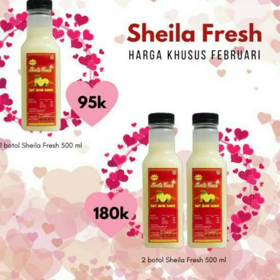 

SALE✅SARI LEMON SHEILA FRESH 2 BOTOL 500 ml/LEMON DIET|KD2