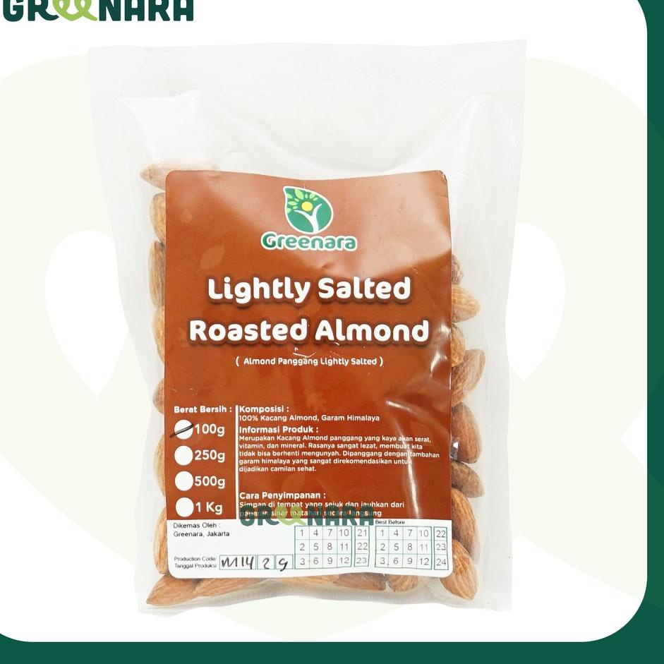 

ART8p3Od--Lightly Salted Roasted Almond 100gr / Almond Panggang Lightly Salted 100 gram