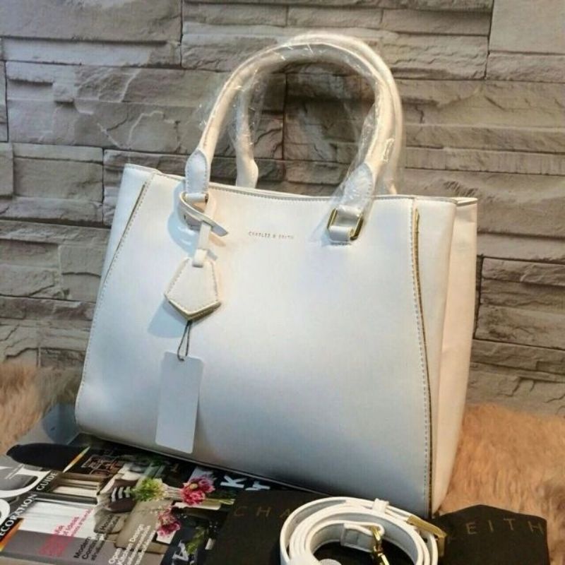 9.9 SALE | CK Double Handle Structured Bag