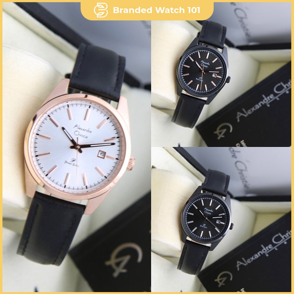 ORIGINAL Jam Tangan Wanita Alexandre Christie AC 1025 / AC1025 / 1025 Garansi Resmi 1 Tahun, Leather