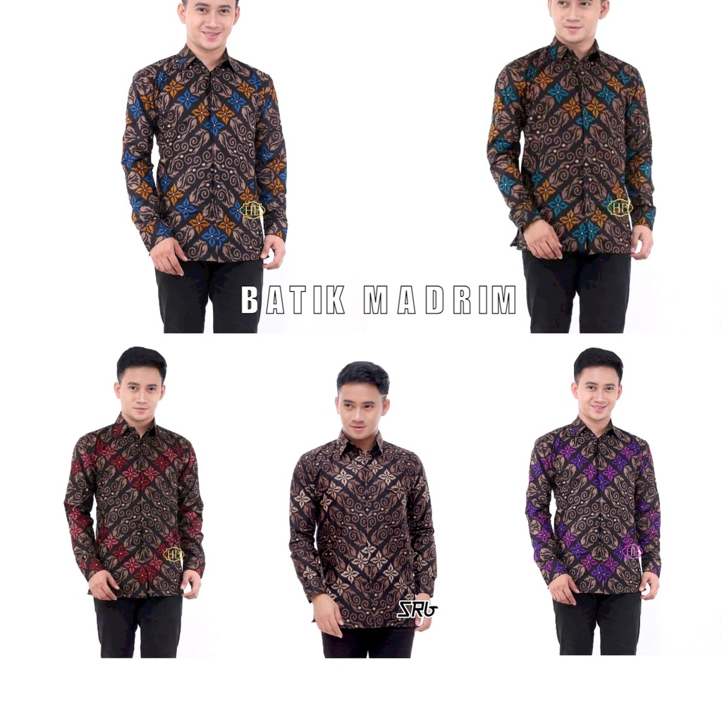 NEW BAJU BATIK PRIA SLIMFIT || BAJU BATIK COWOK KEKINIAN || KEMEJA BATIK COWOK LENGAN PANJANG SLIMFI