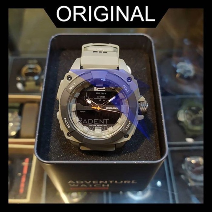 Jam Tangan Eiger Antero Watch Olive 91000 5444 Original Keren Cowok
