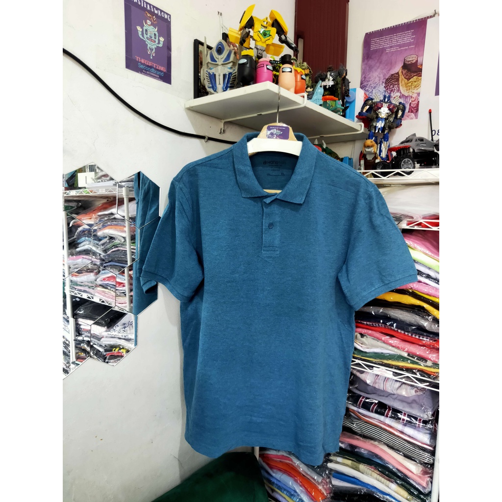 Kaos Polo Hangten Hijau Tosca Polos