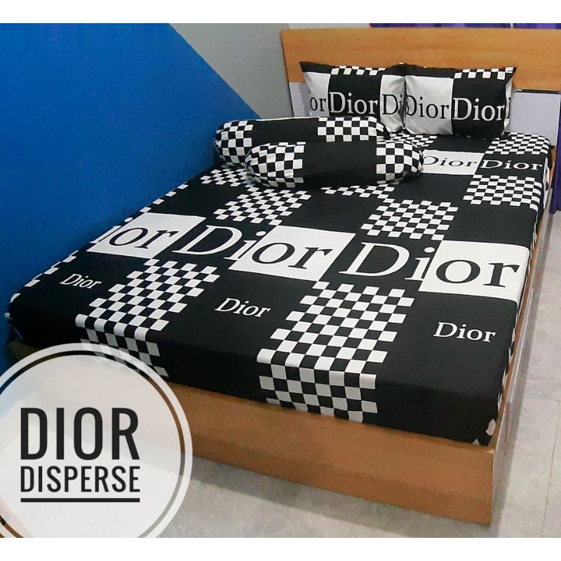 SPREI BLACK AND WHITE single bed 120x200