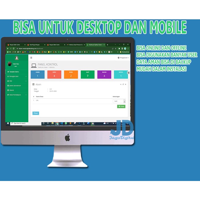 Sistem Informasi Laboratorium Komputer (LABKOM) Sekolah SMA