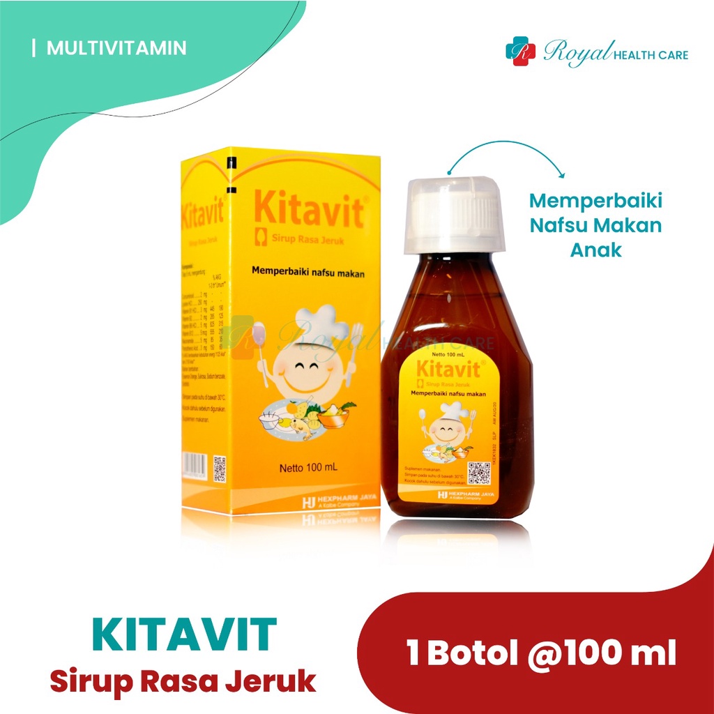 KITAVIT SIRUP 100ML Sebagai Sumber Vitamin dan Asam Amino Pada Anak