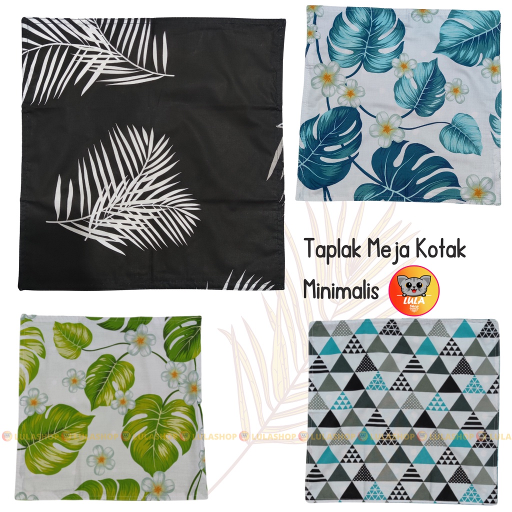 Taplak Meja Kotak / taplak meja / taplak kecil / taplak minimalis / tempat tisu