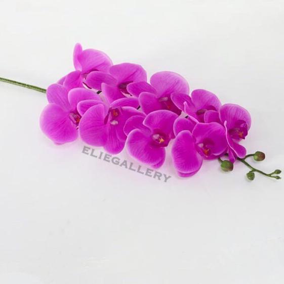 11.11 Fasion sale Bunga ANGGREK LATEX ARTIFICIAL / Orchid Import - UNGU / Anggrek Bulan / Dekorasi R