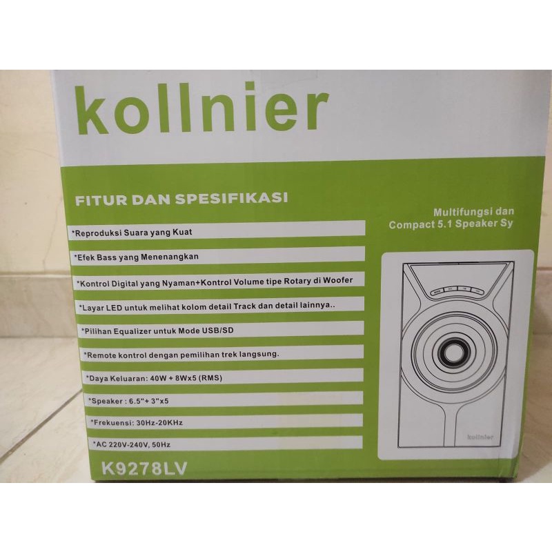 KOLLNIER HOME THEATER SYSTEM