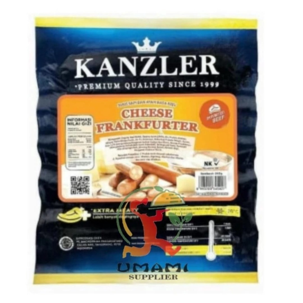 

Kanzler Cheese Frankfurter / Sosis Keju 360gr