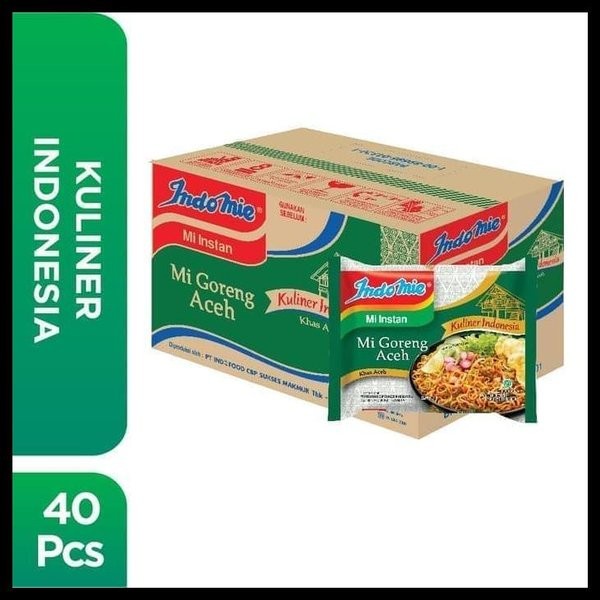 

SALE Indomie Mie Goreng Aceh [90gr /40 pcs /1 Karton ]