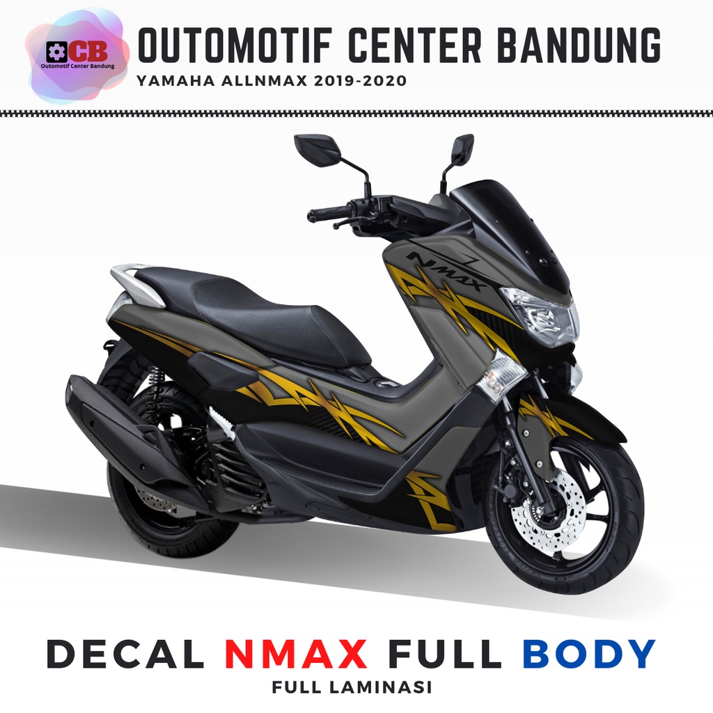 Stiker Full Body Decal NMAX Striping Abstrak Motor NMAX 2020