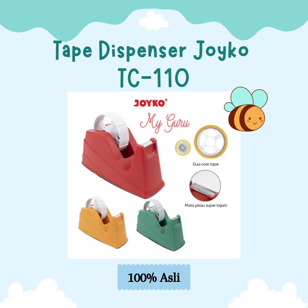 

[PCS] TAPE CUTTER / TAPE DISPENSER / PEMOTONG PITA PEREKAT JOYKO TC-110