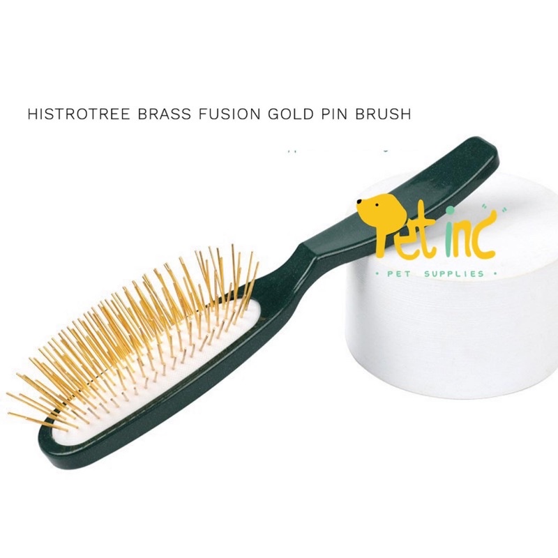 Histrotree brass fusion gold pin brush