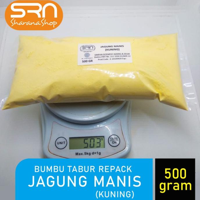 

*:*:*:*:*] BUMBU TABUR 500 GR REPACK RASA JAGUNG MANIS, HALAL, DIJAMIN ENAK