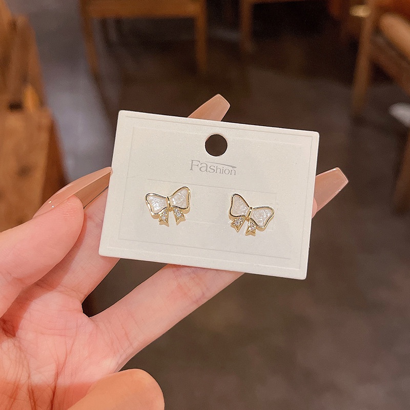 Anting Tusuk Sterling silver 925 Desain Pita Kecil Lucu Untuk Wanita