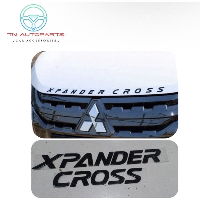 emblem kap mesin xpander cross logo kap mesin xpander cross