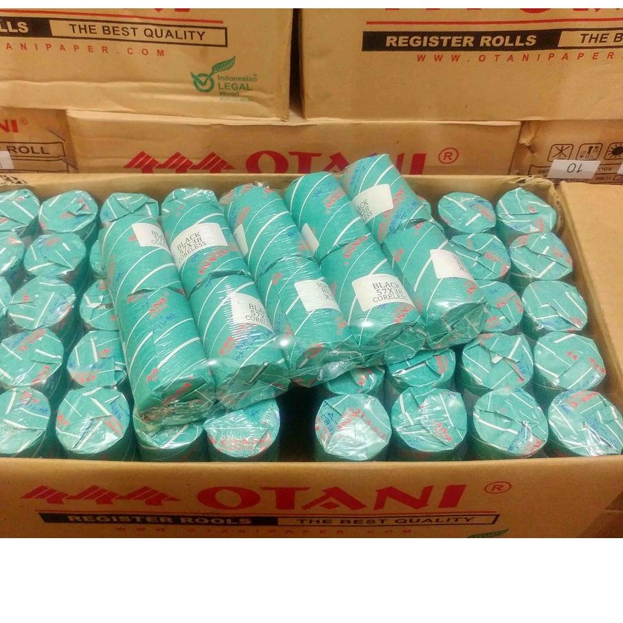 

Flash Sale - 10 Roll Kertas Struk Thermal 57x38 Coreless ,.