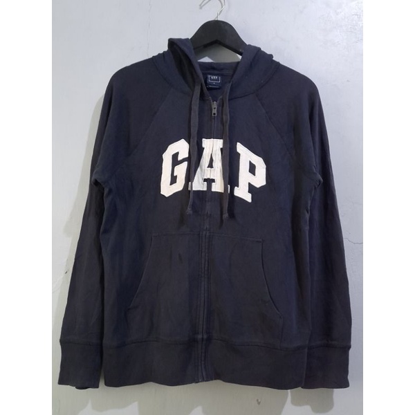 Hoodie GAP hitam second brand termurah