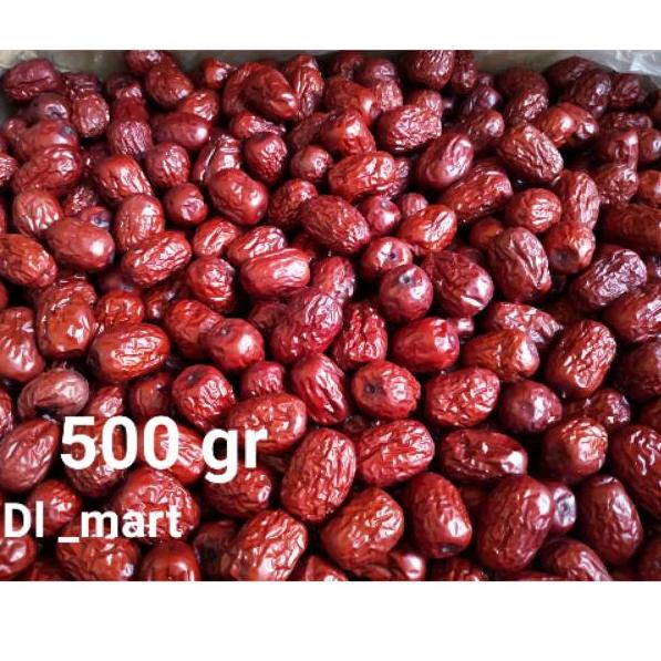 

Murah Lebay--Angco / Ang Co / Kurma Merah / Kurma China / Red Dates 500 gr